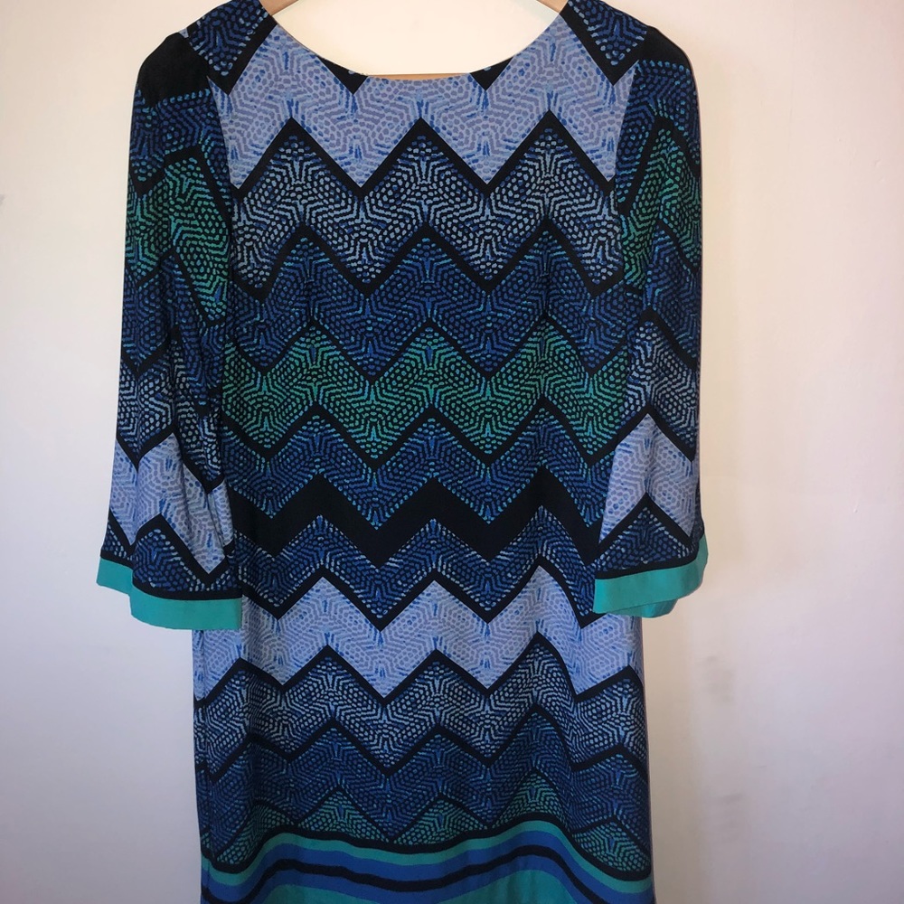 Comfy soft green / blue dress